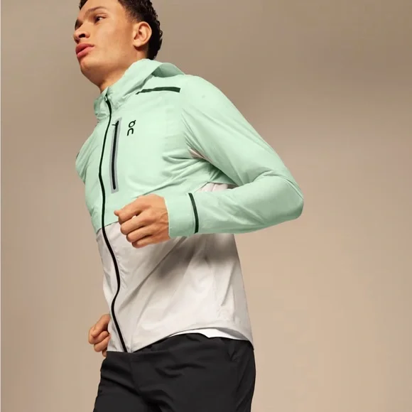 On Running Men's Weather Jacket Creek / Pearl - Picture 3 of 10